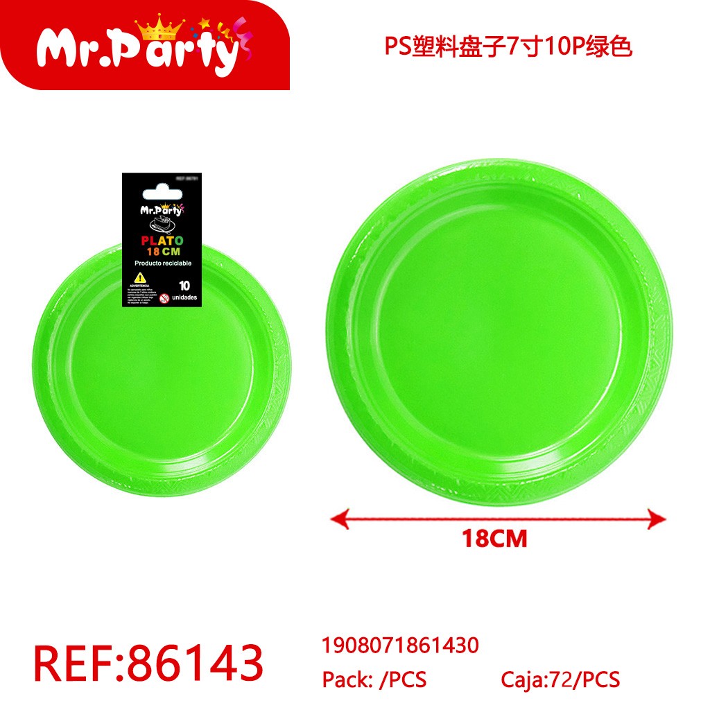 PLATOS DE PLASTICO