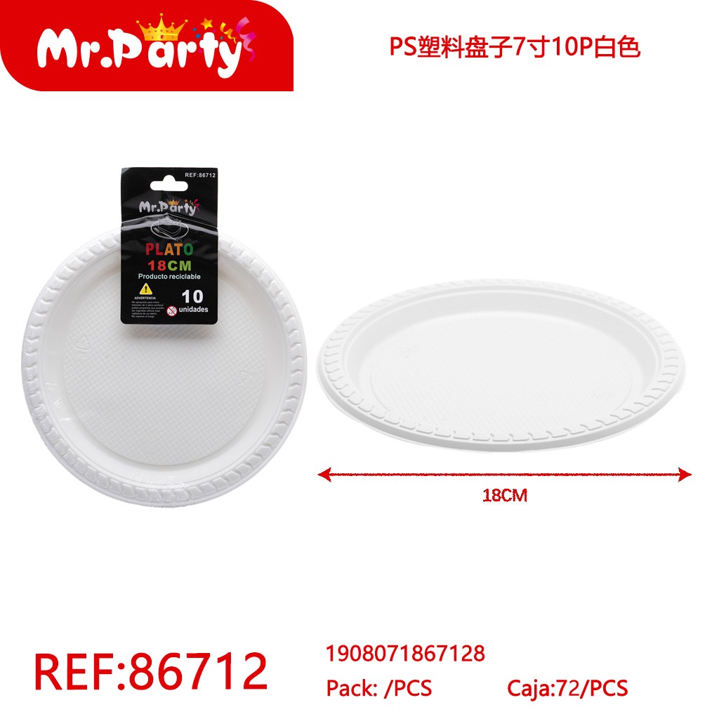 PLATOS DE PLASTICO