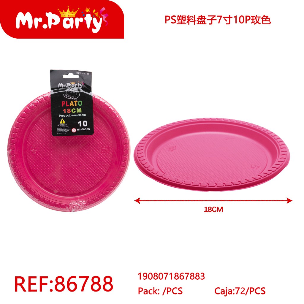 PLATOS DE PLASTICO