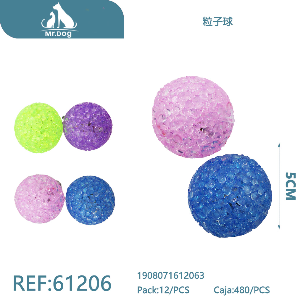 PELOTA CON RELLENO DE PARTÍCULAS PARA GATOS