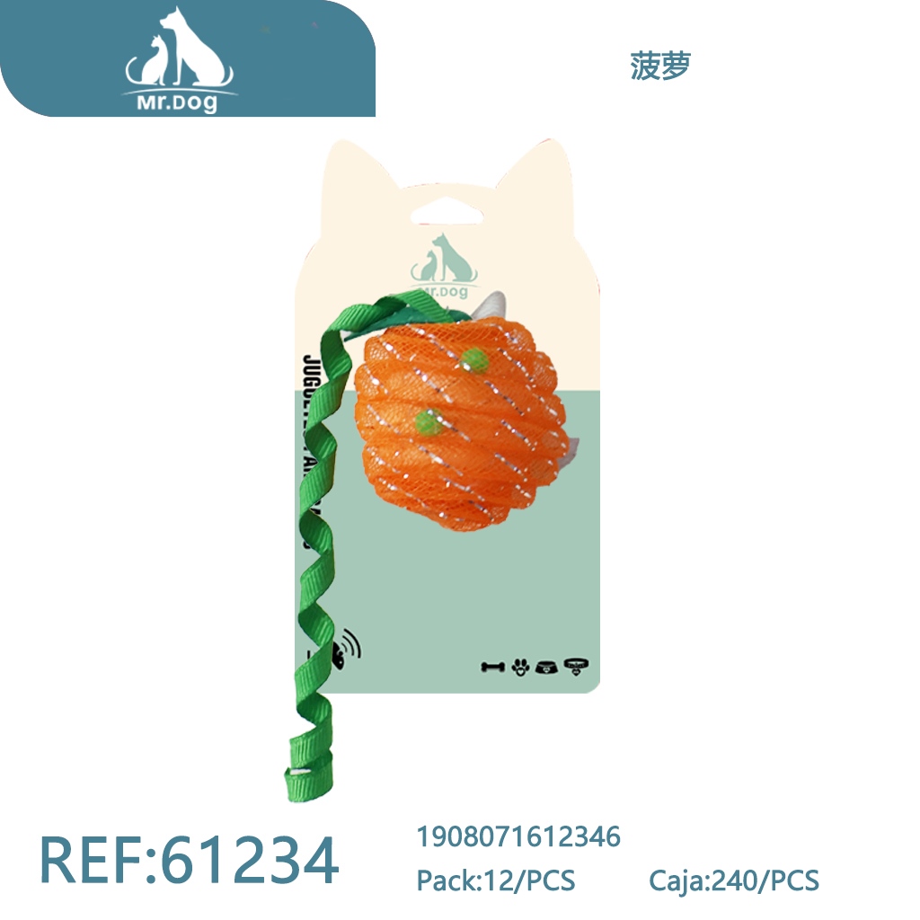 PIÑA PARA GATOS (JUGUETE DE PELUCHE)