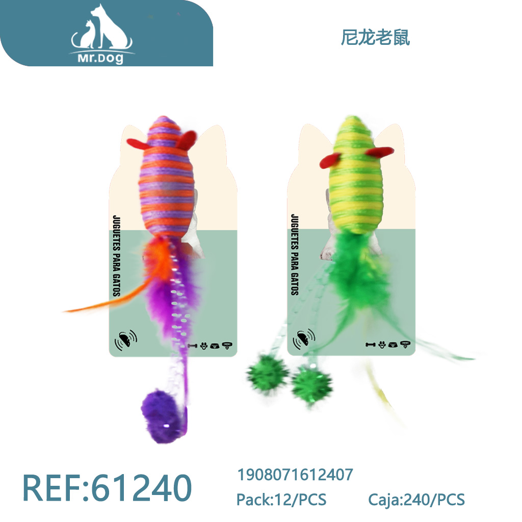 RATÓN DE NAILON PARA GATOS