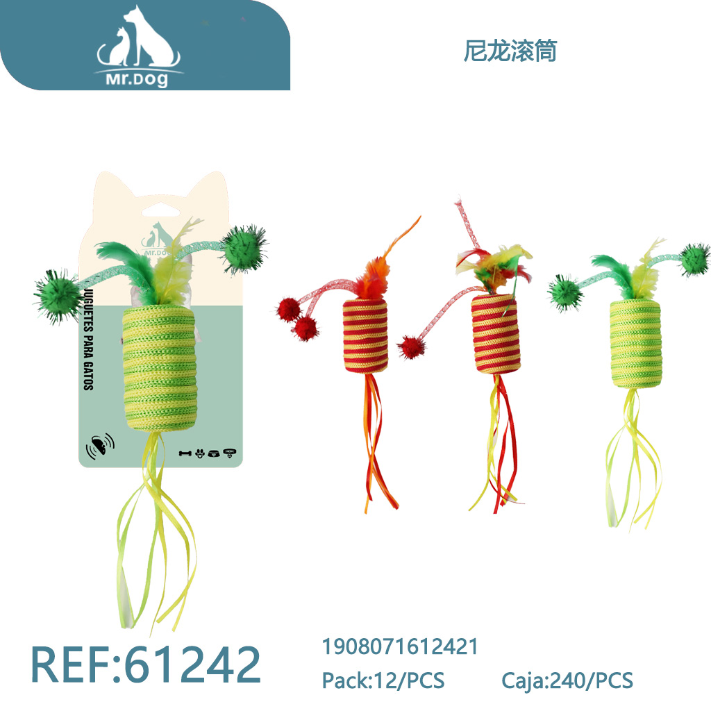 RODILLO DE NAILON PARA GATOS