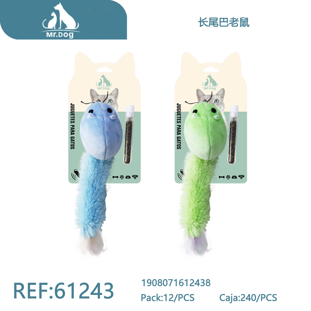 RATÓN CON COLA LARGA PARA GATOS