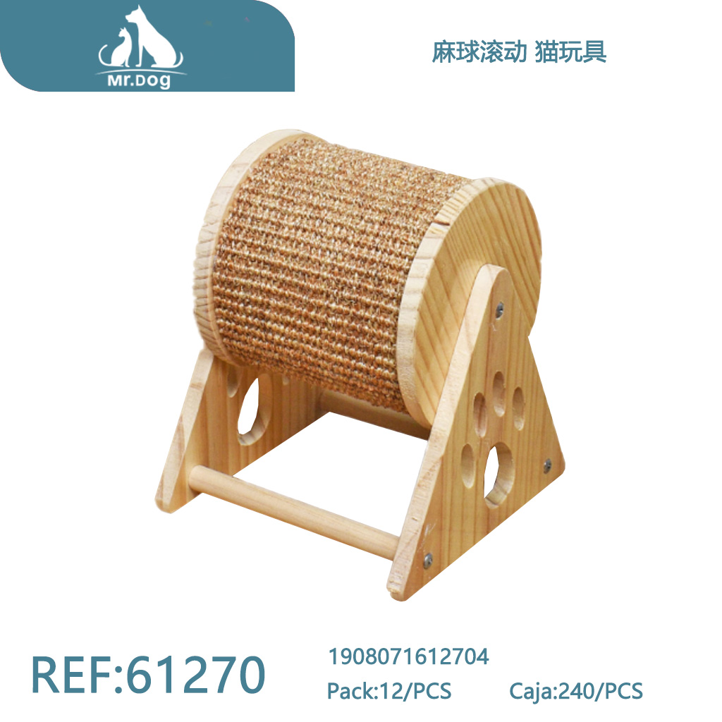 PELOTA DE YUTE PARA GATOS