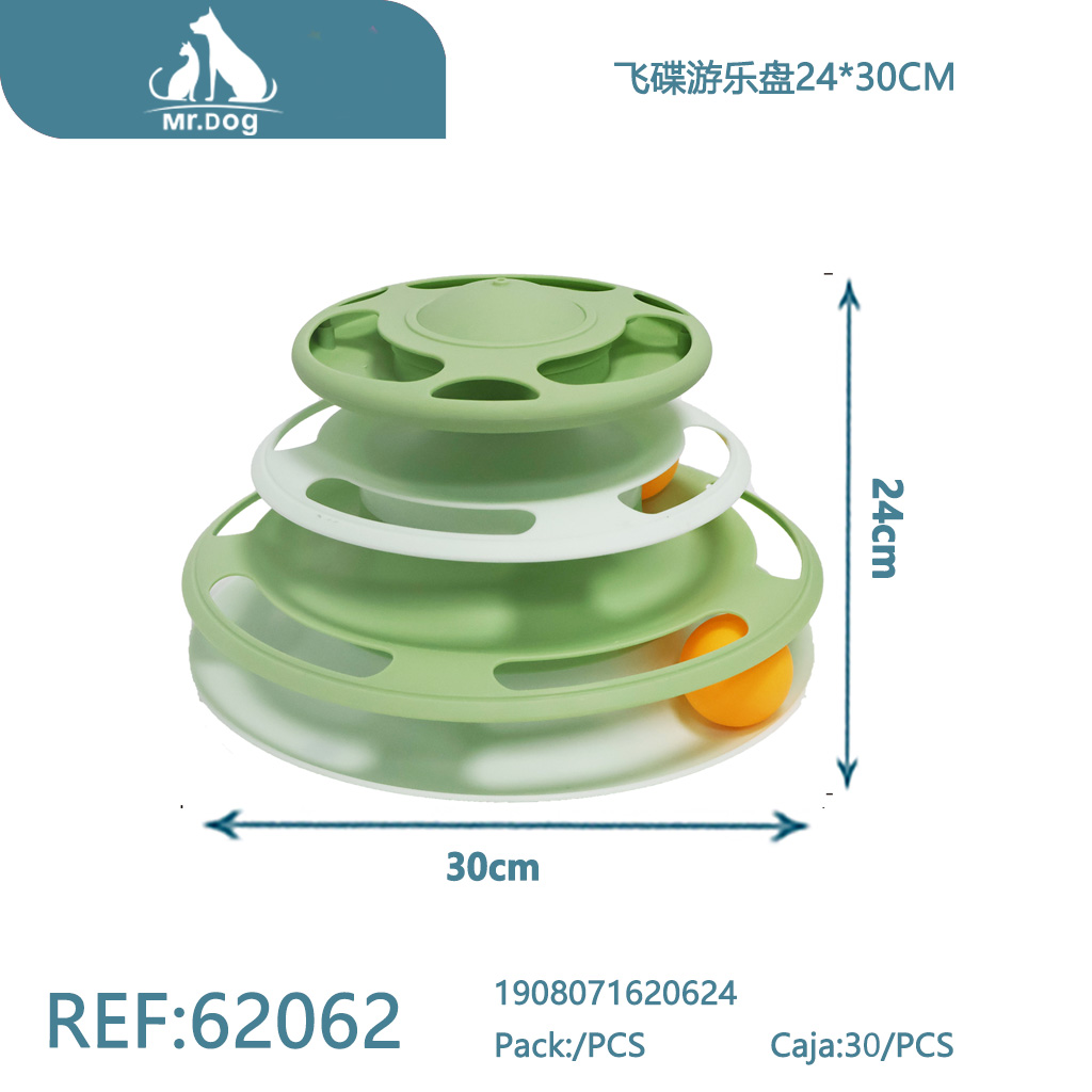 JUGUETE EN FORMA DE PLATILLO VOLADOR PARA MASCOTAS