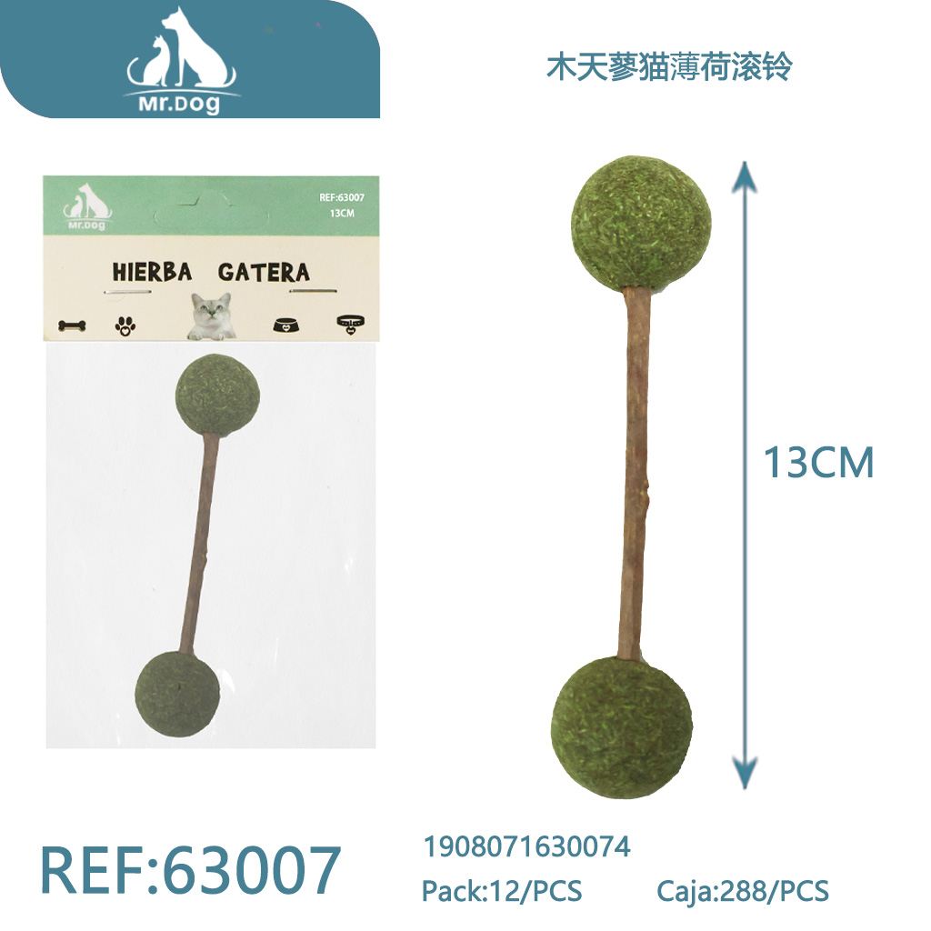 SONAJA CON SILVERVINE Y MENTA PARA GATOS