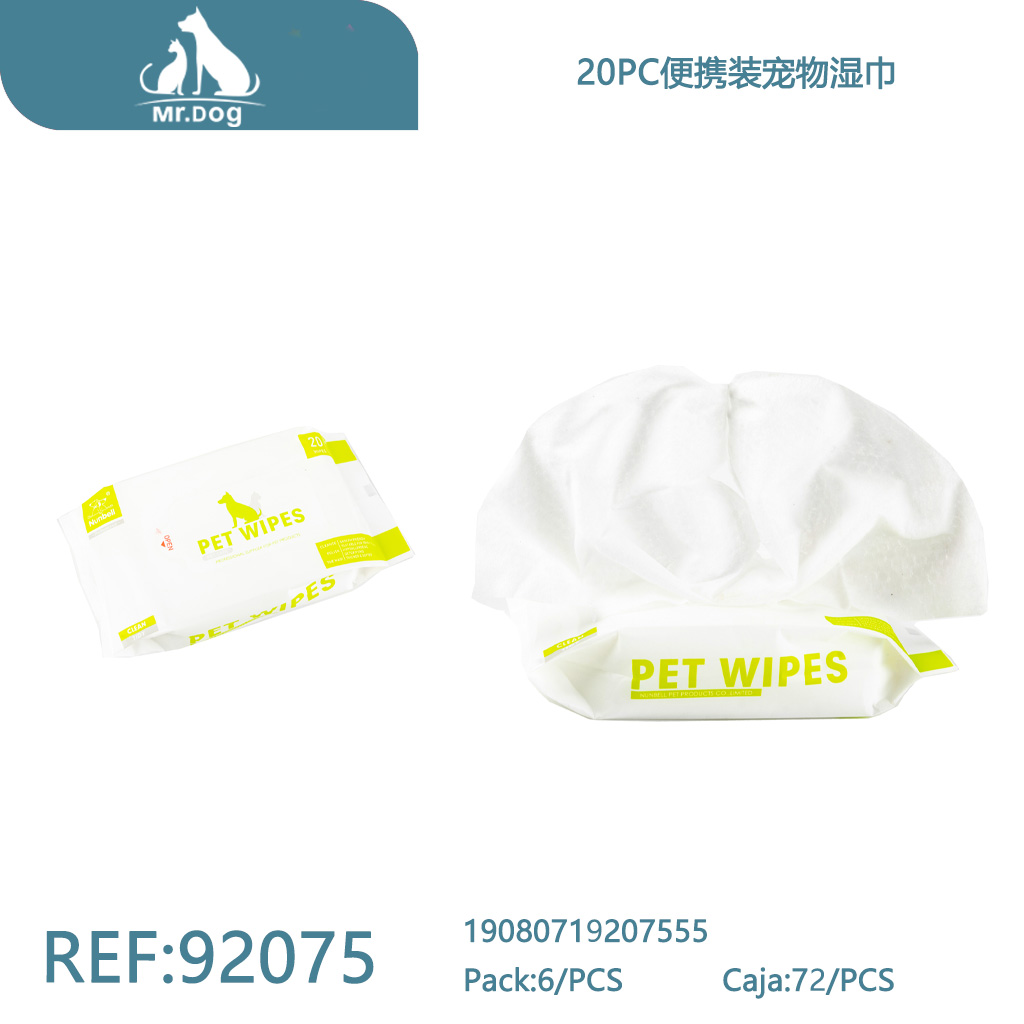 TOALLITAS HÚMEDAS PARA MASCOTAS