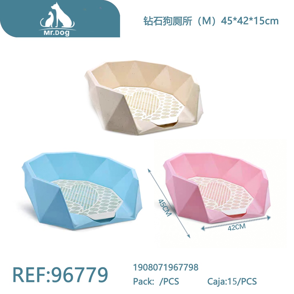 CSG-D001M钻石狗厕所（M）45*42*15CM