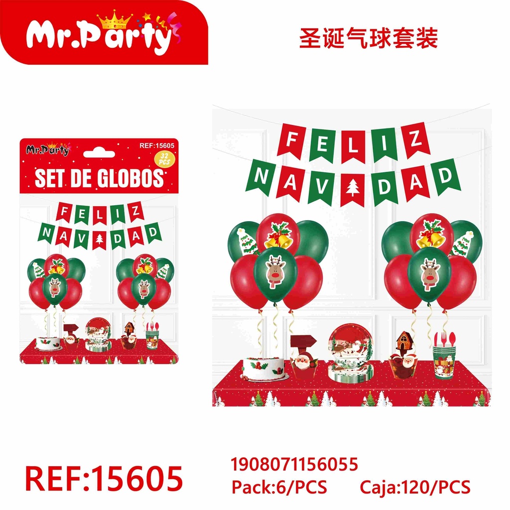 [Mr-15605] SET DE GLOBOS