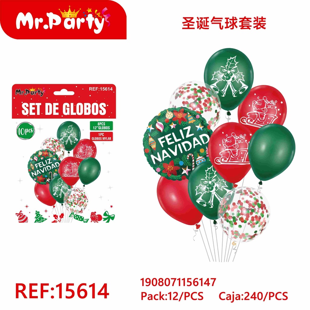 [Mr-15614] SET DE GLOBOS