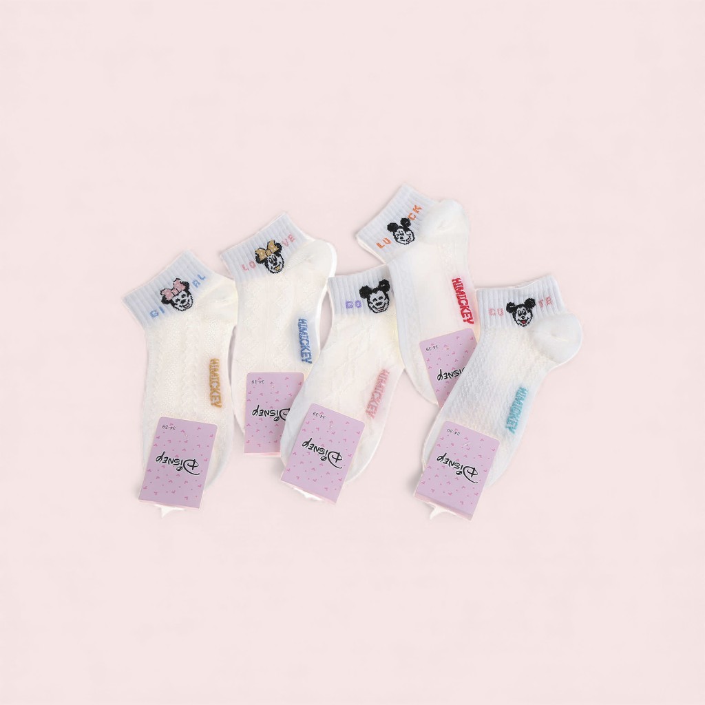 Calcetas Bordadas Dama-Disney