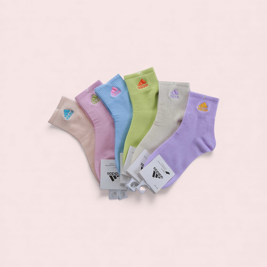 CALCETAS DE COLORES DE LONGITUD MEDIA PARA MUJER