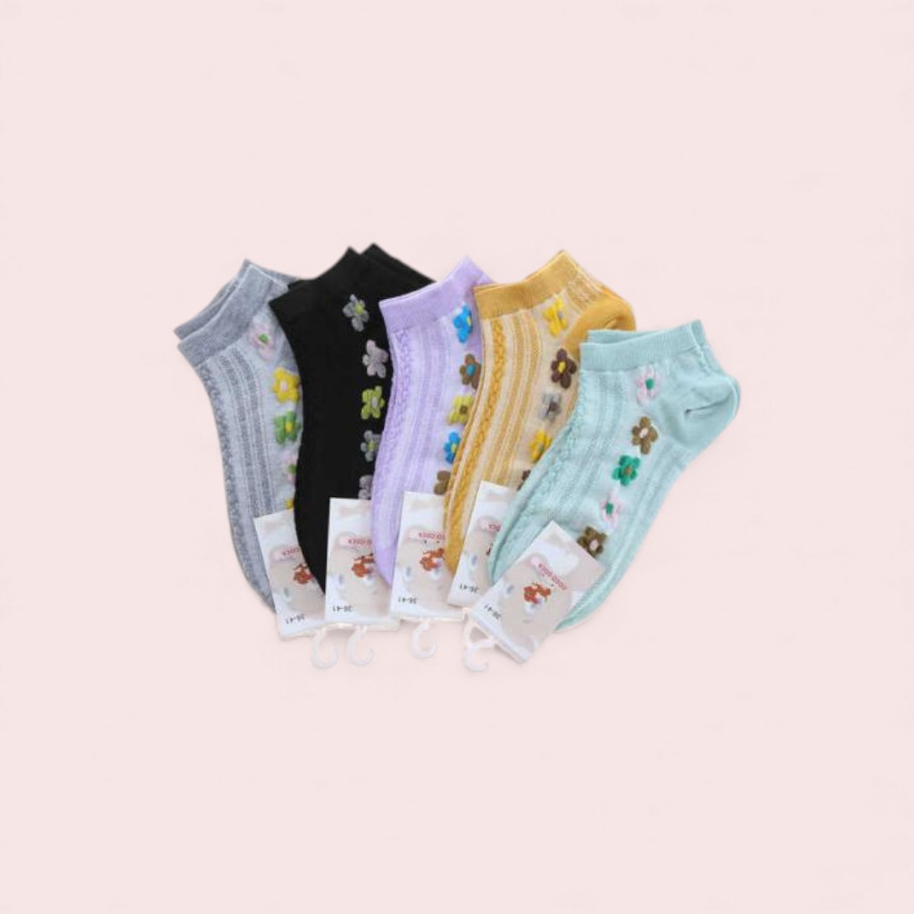 [YCS-11043] Calcetas Bordadas Dama